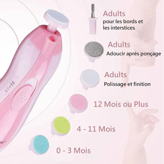 Lime ongles électrique bébé