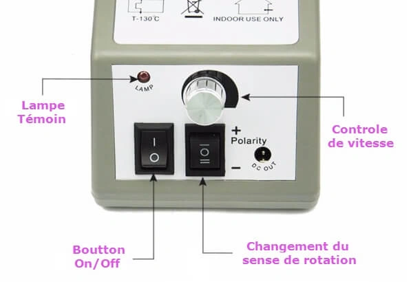 Ponceuse ongles électrique